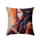 Playing With Soulful Breaths Indoor Pillow - Beyond T-shirts